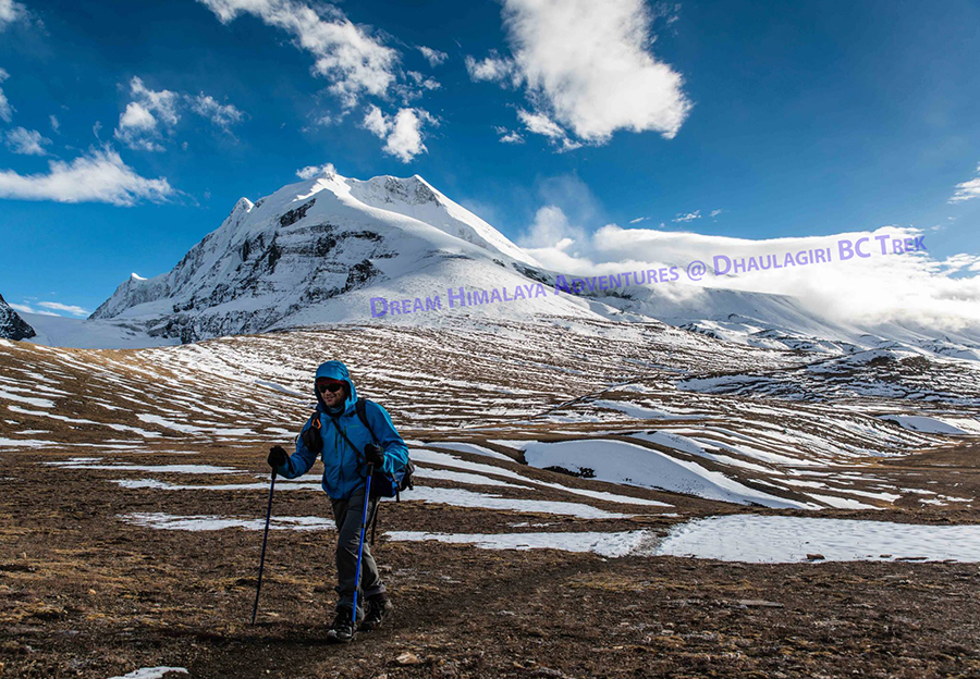 Trekking path Dhaulagiri Trek