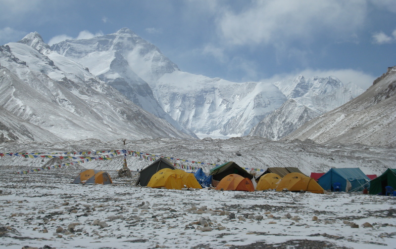 North Everest base camp