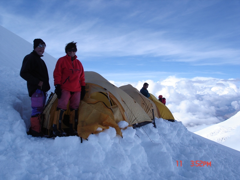 Camp II on Mt Dhaulagiri 