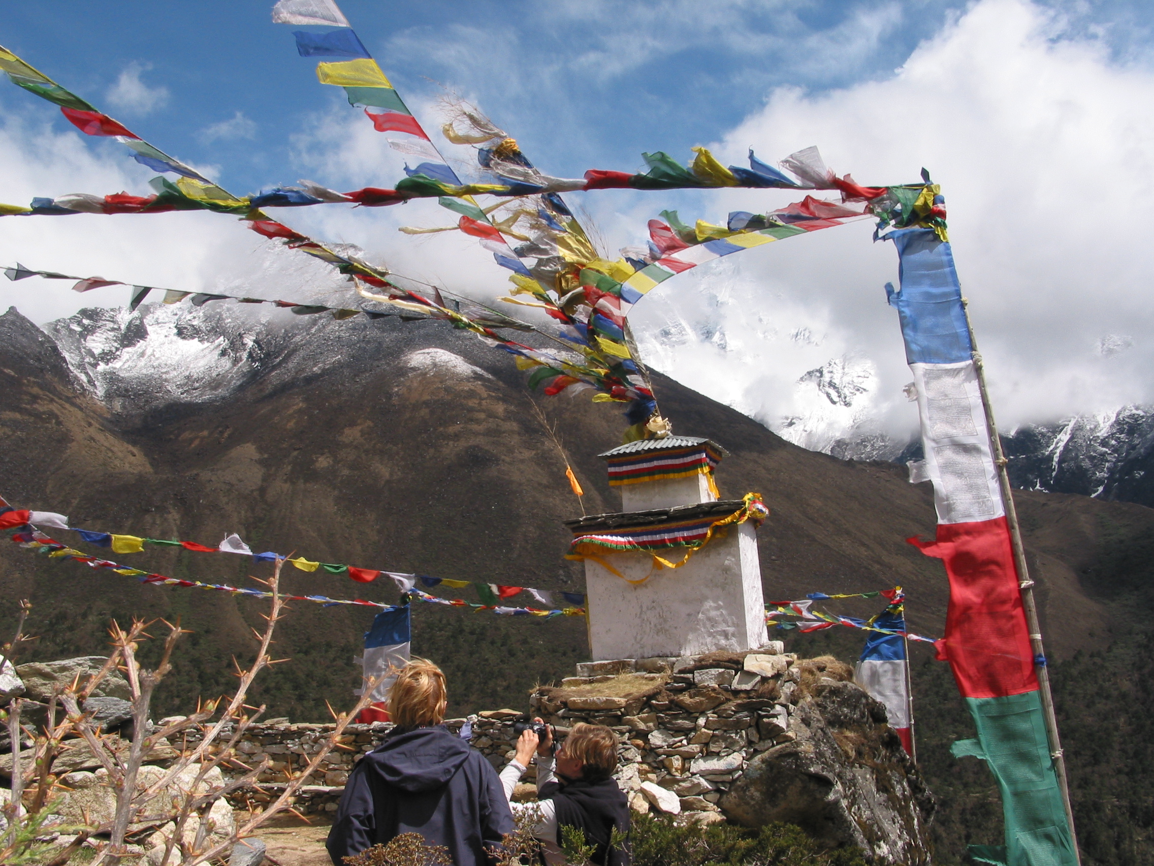 Buddhist stupa in Everest region