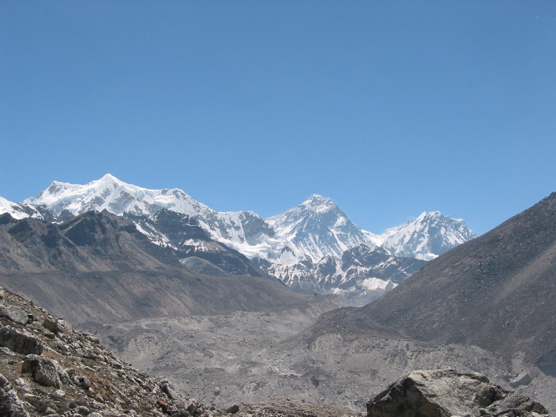 Mt. Everest from Ranjo Pass