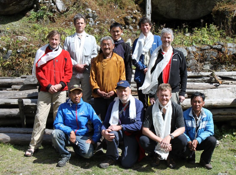 Dream himalaya staff and Team from New Zealand Yangma Expedition 